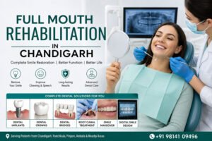 Full Mouth Rehabilitation in Chandigarh | Complete Smile Restoration | Takkar Dental Clinic