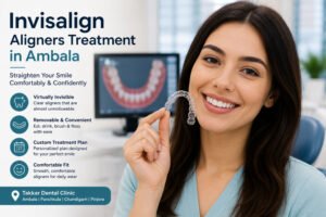 Invisalign Aligners Treatment in Ambala for clear and comfortable teeth straightening