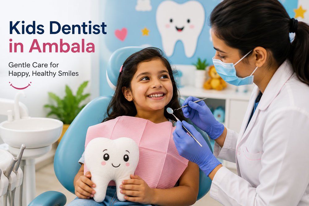Kids Dentist in Ambala providing gentle pediatric dental care for children