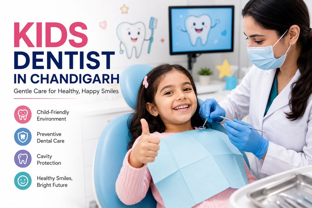 Kids Dentist in Chandigarh – Gentle Dental Care for Happy & Healthy Smiles