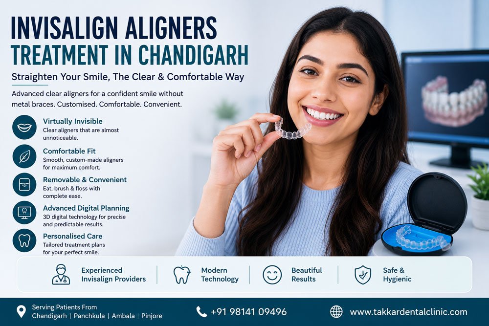 Invisalign Aligners Treatment in Chandigarh – Straighten Your Smile Comfortably